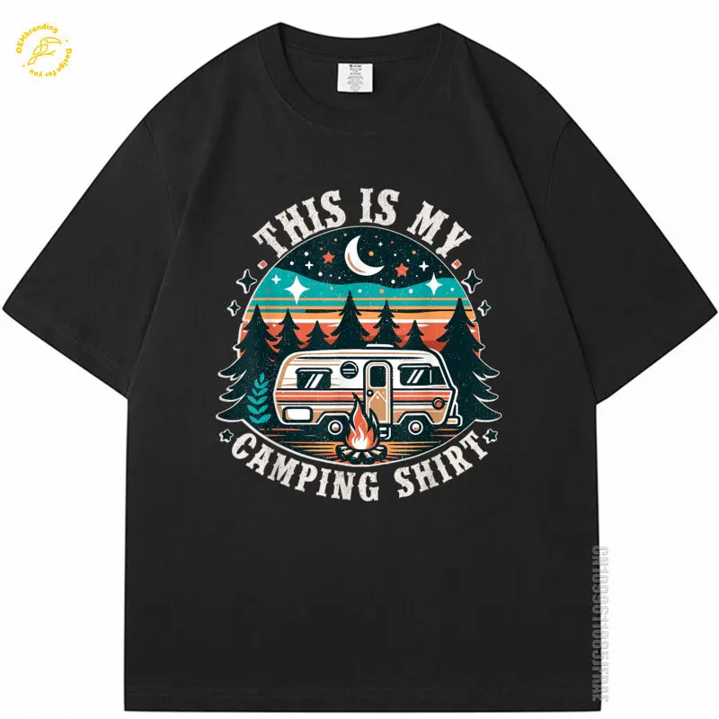 Funny Men's Short Sleeve T-Shirts Camper Hikin Nature T Shirt This Is My Campin Tee Shirts Oversized Men Luxury TShirt Cotton
Funny Men's Short Sleeve T-Shirts Camper Hikin Nature T Shirt This Is My Campin Tee Shirts Oversized Men Luxury TShirt Cotton