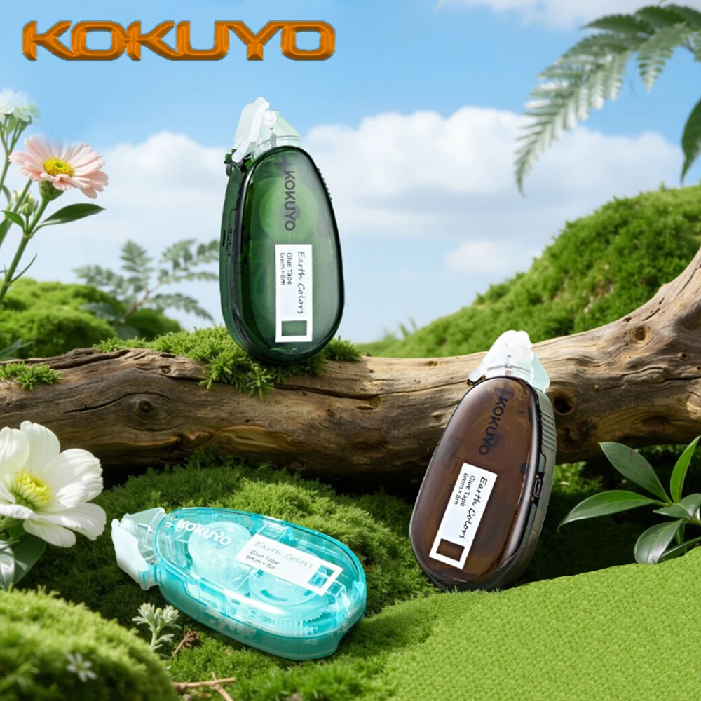 1+3refills Japan KOKUYO Glue Tape Earth Colors Dot Shaped Double-sided Adhesive Erasable Back To School Kawaii Stationery
1+3refills Japan KOKUYO Glue Tape Earth Colors Dot Shaped Double-sided Adhesive Erasable Back To School Kawaii Stationery