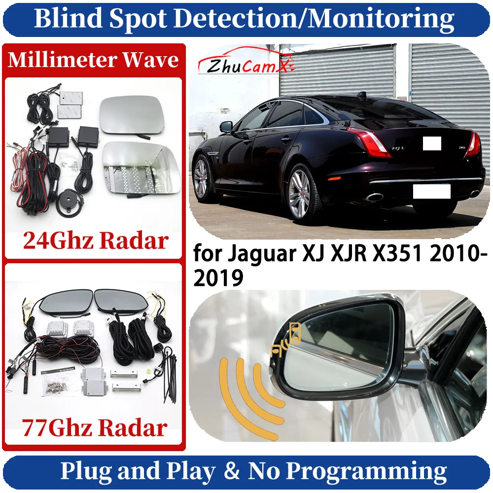 Blind Spot Monitoring/Detection System for Jaguar XJ XJR X351 2010-2019 Night Driving Side Lane Change Warning Safe Assist
Blind Spot Monitoring/Detection System for Jaguar XJ XJR X351 2010-2019 Night Driving Side Lane Change Warning Safe Assist