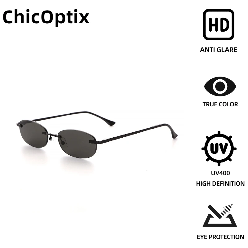 ChicOptix модные винтажные женские солнцезащитные очки брендовые дизайнерские безрамочные овальные металлические очки ретро мужские вечерние солнцезащитные очки UV400
ChicOptix модные винтажные женские солнцезащитные очки брендовые дизайнерские безрамочные овальные металлические очки ретро мужские вечерние солнцезащитные очки UV400