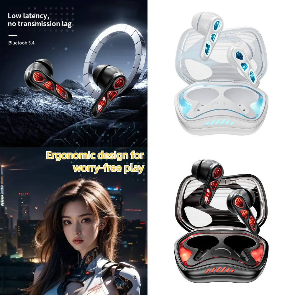 Low Latency Gaming Bluetooth Earbuds Colorful Atmosphere Breathing Light In-Ear E-Sport Gaming Earphones For Xiaomi Huawei
Low Latency Gaming Bluetooth Earbuds Colorful Atmosphere Breathing Light In-Ear E-Sport Gaming Earphones For Xiaomi Huawei