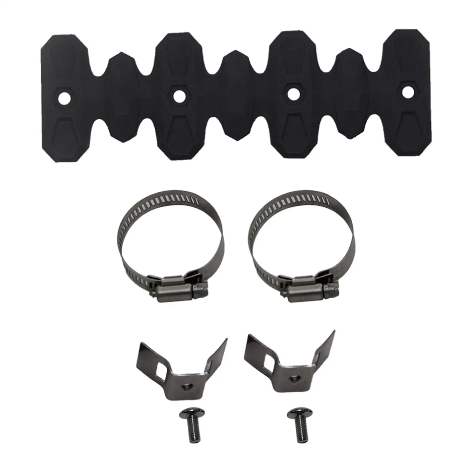 Motorcycle Exhaust Heat Shield, Universal with 2 Pipe Clamps Anti Scalding Pipe Guard Protector Fit for 27-51mm Exhaust Pipe
Motorcycle Exhaust Heat Shield, Universal with 2 Pipe Clamps Anti Scalding Pipe Guard Protector Fit for 27-51mm Exhaust Pipe