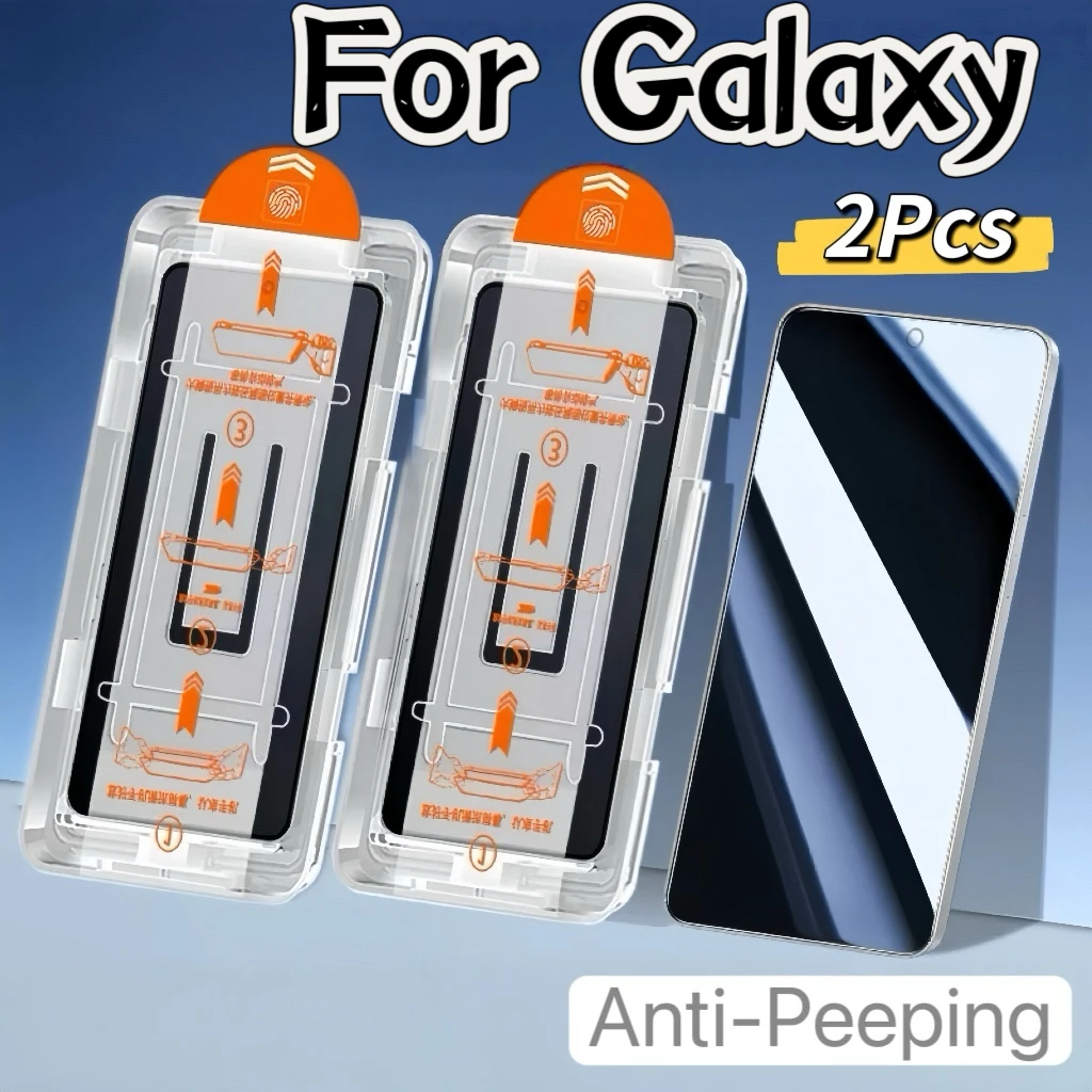 Privacy screen protector for Galaxy S26/S25/S24/A15/A35/A71, bubble-free, 2-piece pack.
Privacy screen protector for Galaxy S26/S25/S24/A15/A35/A71, bubble-free, 2-piece pack.