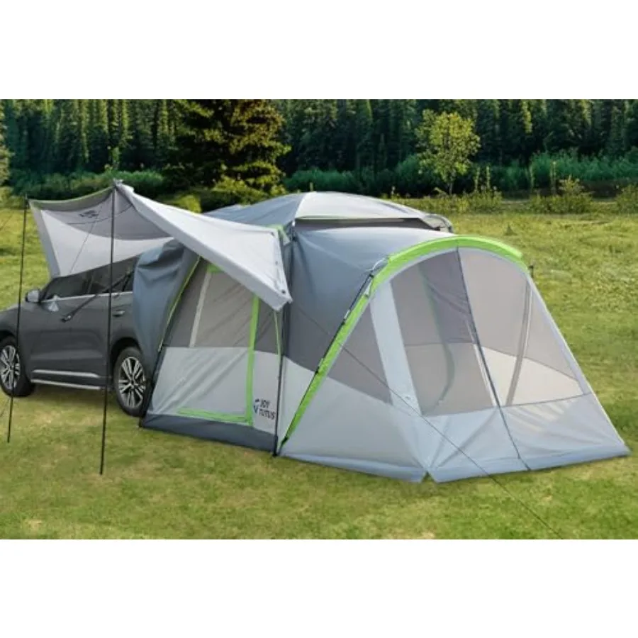 SUV Tent with Screen Porch Rainfly and Awning for Family Camping 60 More Space Car Tent for 5-9 Person Dual-Use Camping Tent wi
SUV Tent with Screen Porch Rainfly and Awning for Family Camping 60 More Space Car Tent for 5-9 Person Dual-Use Camping Tent wi
