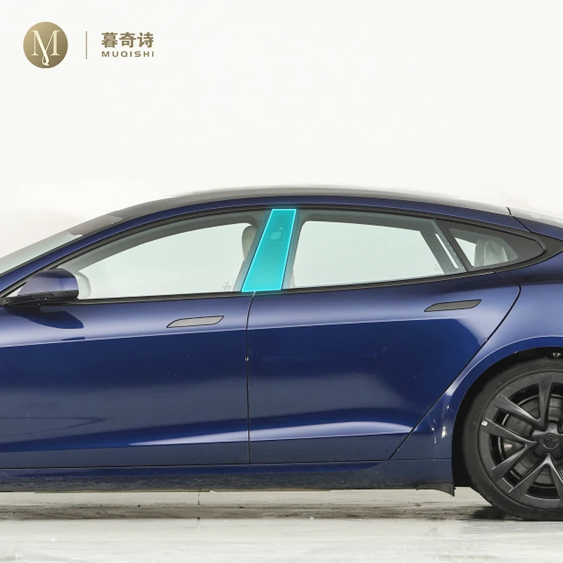 Dla Tesla Model S 2022-2023 Folia ochronna słupka środkowego okna Osłona przeciw zarysowaniom Ochraniacz samochodu Akcesoria zewnętrzne Folia TPU 
Dla Tesla Model S 2022-2023 Folia ochronna słupka środkowego okna Osłona przeciw zarysowaniom Ochraniacz samochodu Akcesoria zewnętrzne Folia TPU