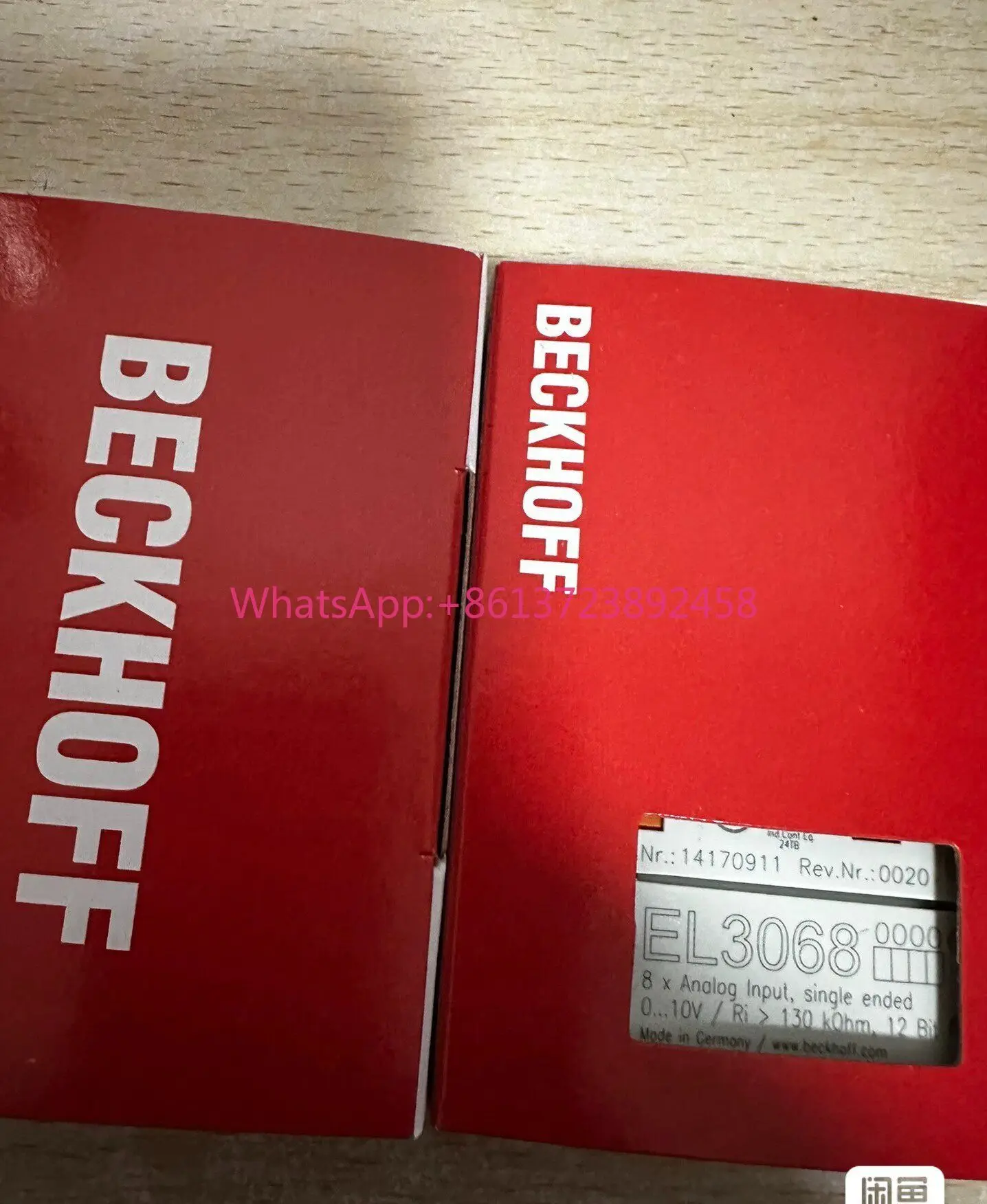 Beckhoff module EL3068 is brand new and original, high quality
Beckhoff module EL3068 is brand new and original, high quality