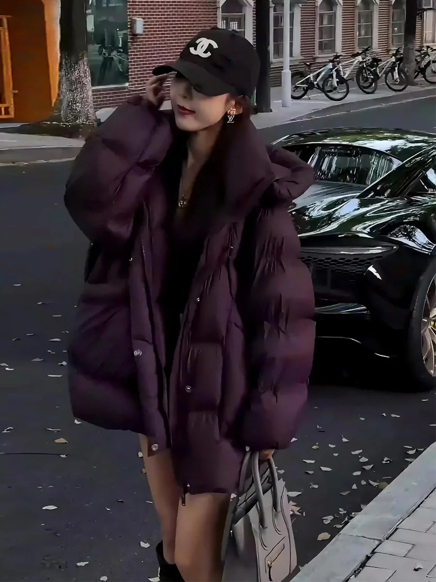 Зимняя утепленная женская короткая пуховая куртка-пальто универсального фиолетово-белого цвета для повседневной носки, стандартной длины
Зимняя утепленная женская короткая пуховая куртка-пальто универсального фиолетово-белого цвета для повседневной носки, стандартной длины