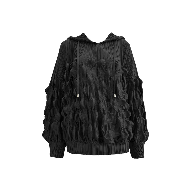 Miyake Pleated Jacket Loose Cardigan Hooded Jacket Women 2025 New Fashion Design Sense Bubble Pressure Pleat Pleated Top Women
Miyake Pleated Jacket Loose Cardigan Hooded Jacket Women 2025 New Fashion Design Sense Bubble Pressure Pleat Pleated Top Women