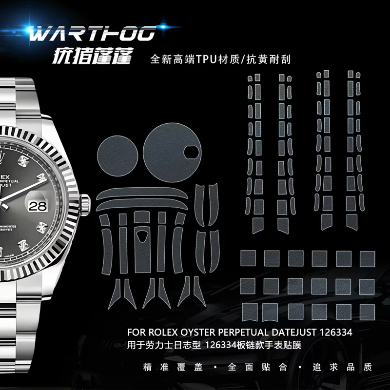 For Rolex Log Type 126334/126333 Plate Belt Watch Film 41 Dial 126331 Buckle Watch Chain Back Film Protective Film
For Rolex Log Type 126334/126333 Plate Belt Watch Film 41 Dial 126331 Buckle Watch Chain Back Film Protective Film
