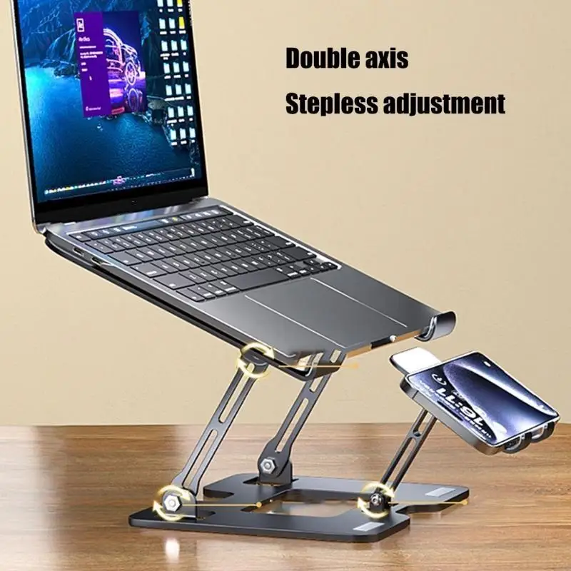 Adjustment 2 In 1 Laptop And Phone Stand Foldable Ergonomic With Upgraded Alloy Steel Enhances Stability Cooling F19E
Adjustment 2 In 1 Laptop And Phone Stand Foldable Ergonomic With Upgraded Alloy Steel Enhances Stability Cooling F19E