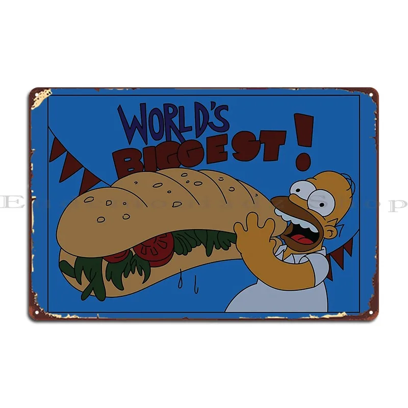 Homer World S Biggest Metal Plaque Poster Wall Pub Kitchen Designer Wall Decor Garage Club Tin Sign Poster
Homer World S Biggest Metal Plaque Poster Wall Pub Kitchen Designer Wall Decor Garage Club Tin Sign Poster