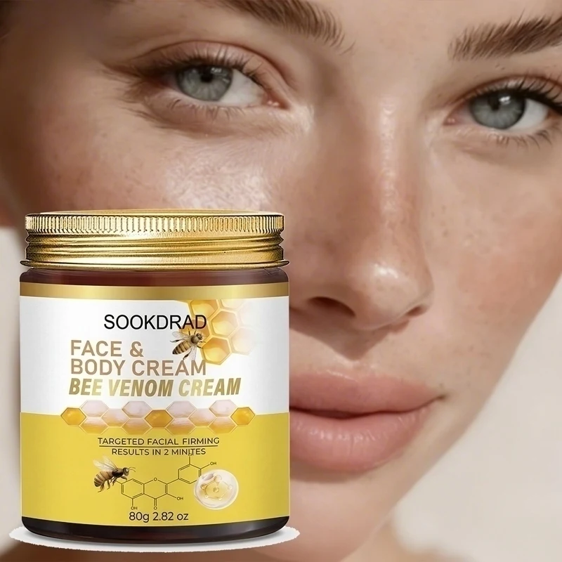 Bee Venom Face & Body Cream, 80g, Natural Extract, Firming, Daily Use, All Skin Types
Bee Venom Face & Body Cream, 80g, Natural Extract, Firming, Daily Use, All Skin Types