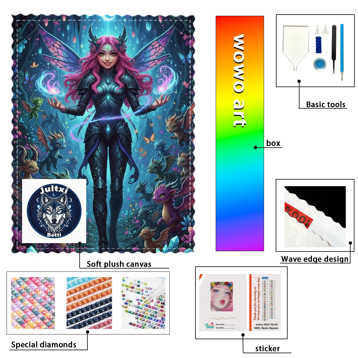 【Betti_ Diamond Art】Butterfly Magic Girl Crystal AB Rhinestone FD Rhinestone Perfect Resin Diamond
【Betti_ Diamond Art】Butterfly Magic Girl Crystal AB Rhinestone FD Rhinestone Perfect Resin Diamond