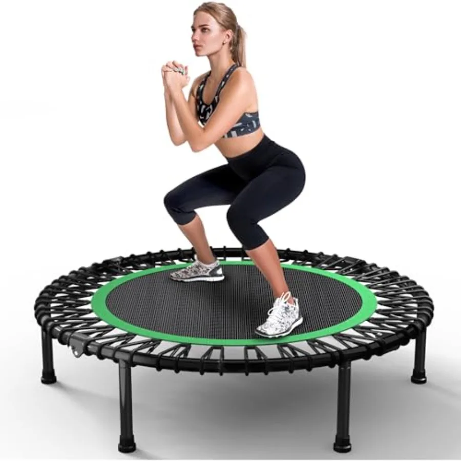 40/48 Rebounder Trampoline for Adults with Bungee Cords Exercise Rebounder for Adults Indoor/Outdoor Workout Max Load 450/550 L
40/48 Rebounder Trampoline for Adults with Bungee Cords Exercise Rebounder for Adults Indoor/Outdoor Workout Max Load 450/550 L
