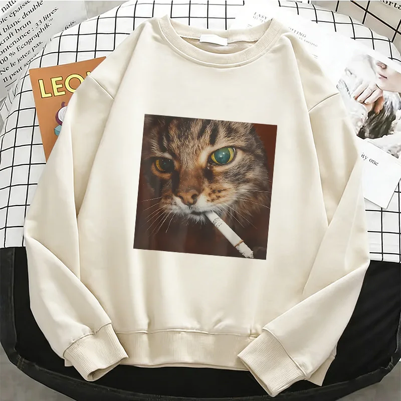 Hip Hop Y2k Cat Womens Hoodies Fleece Sweatshirt Soft Vintage O-Neck Pullover Casual Female Clothes
Hip Hop Y2k Cat Womens Hoodies Fleece Sweatshirt Soft Vintage O-Neck Pullover Casual Female Clothes