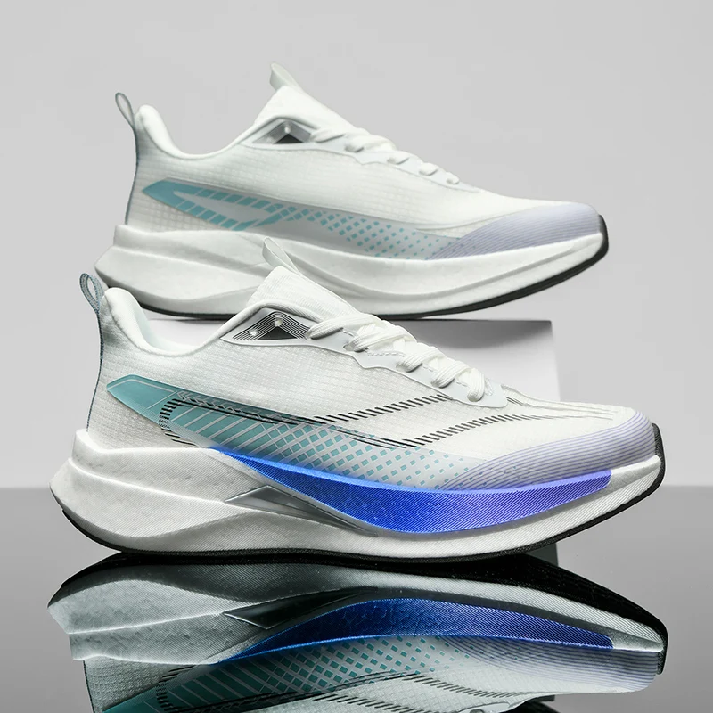 Carbon Plate Marathon Couple Professional Breathable Running Shoes Student Shock Absorbent Racing Shoes
Carbon Plate Marathon Couple Professional Breathable Running Shoes Student Shock Absorbent Racing Shoes