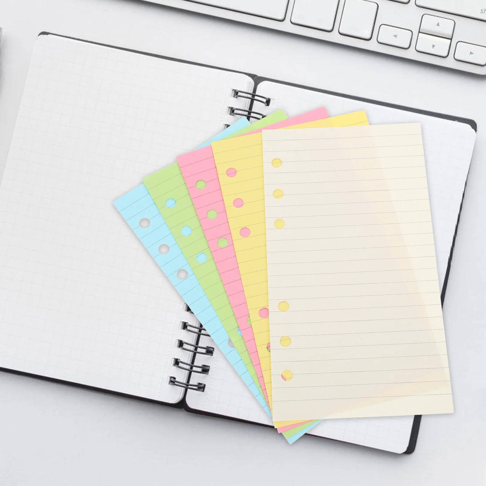 2 set 2 Sets A6 Loose Leaf Paper Refill For 'S Notebook Wide Ruled Lined Grid Binder Inserts Mistake Notebook Student
2 set 2 Sets A6 Loose Leaf Paper Refill For 'S Notebook Wide Ruled Lined Grid Binder Inserts Mistake Notebook Student