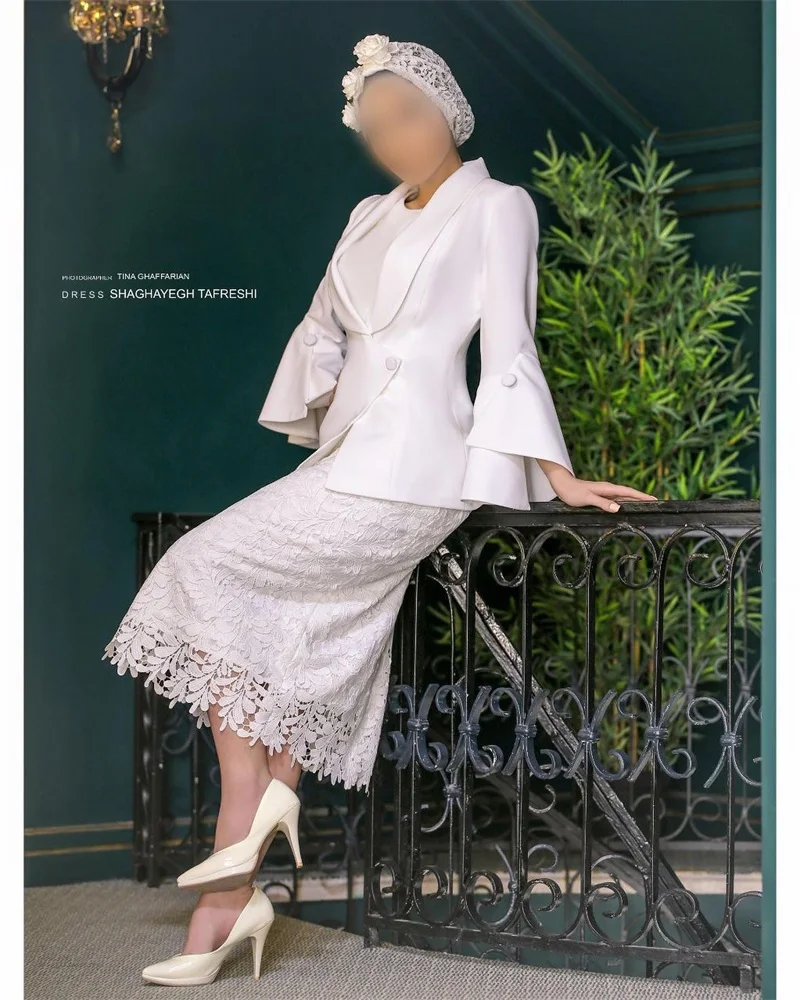 White Women Office Suits Skirt Set Summer 2 Pieces Blazer+Lace Prom Dress Customized Designer Formal Office Lady Business Jacket
White Women Office Suits Skirt Set Summer 2 Pieces Blazer+Lace Prom Dress Customized Designer Formal Office Lady Business Jacket