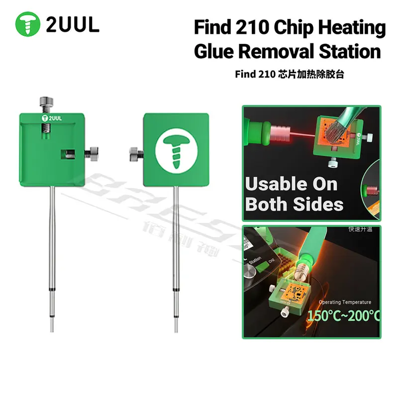 2UUL FD40 Find 210 Chip Heating Glue Removal Station 150-200℃ for Mobile Phone Electronics Chip Glue Removing Rework Repair Tool
2UUL FD40 Find 210 Chip Heating Glue Removal Station 150-200℃ for Mobile Phone Electronics Chip Glue Removing Rework Repair Tool