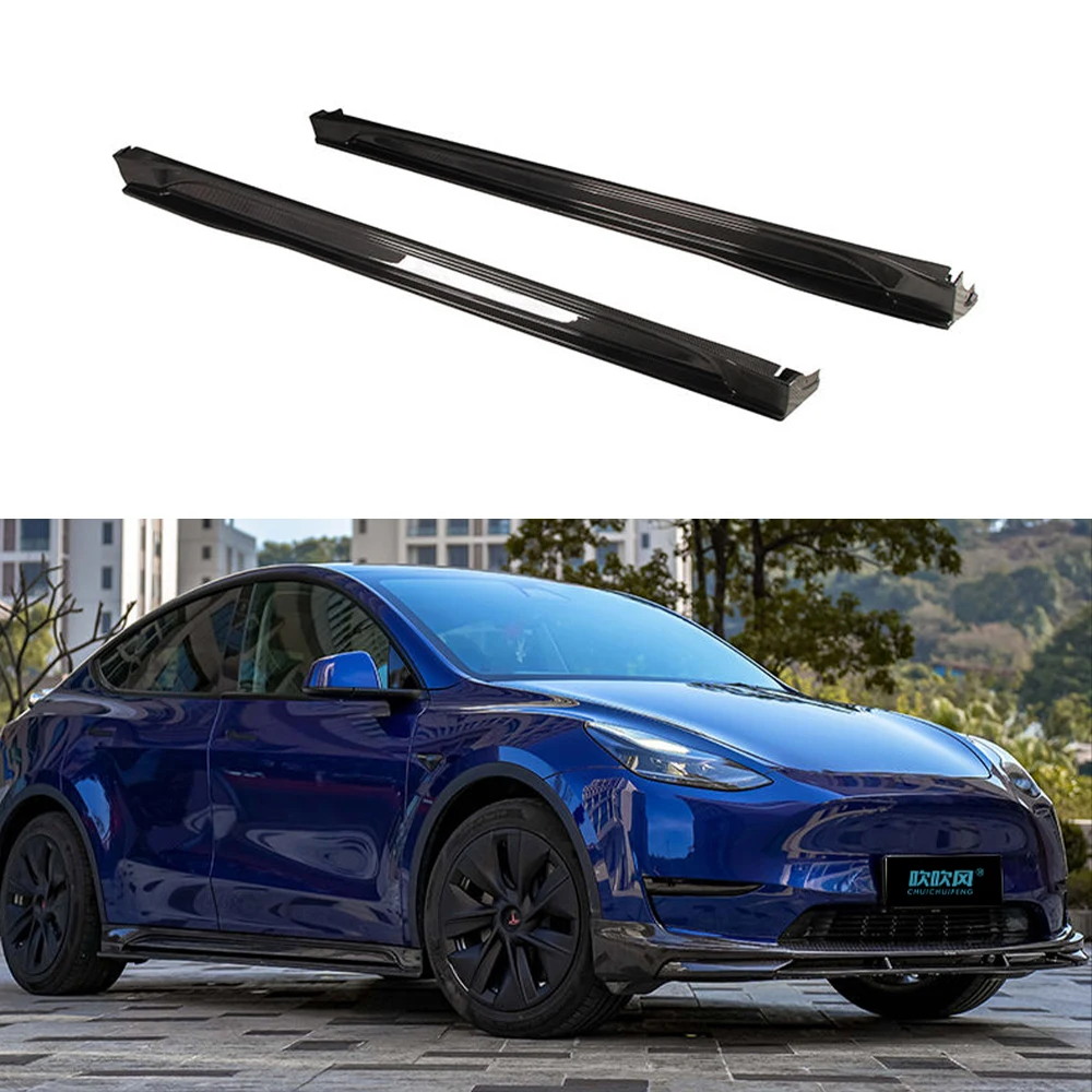 Натуральное углеродное волокно для Tesla Model Y, боковые юбки, комплекты кузова, автомобильные аксессуары, автозапчасти
Натуральное углеродное волокно для Tesla Model Y, боковые юбки, комплекты кузова, автомобильные аксессуары, автозапчасти