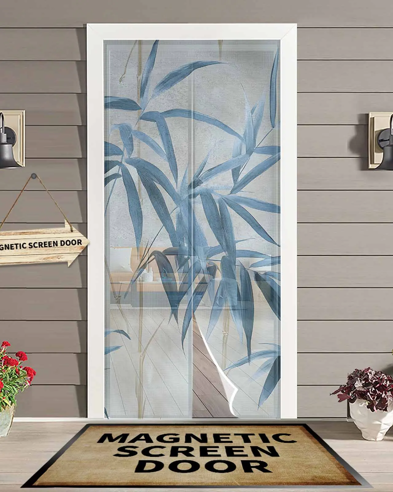 Modernism Plant Leaf Magnetic Door Curtain Living Room Bedroom Home Anti-mosquito Screen Door Curtain
Modernism Plant Leaf Magnetic Door Curtain Living Room Bedroom Home Anti-mosquito Screen Door Curtain