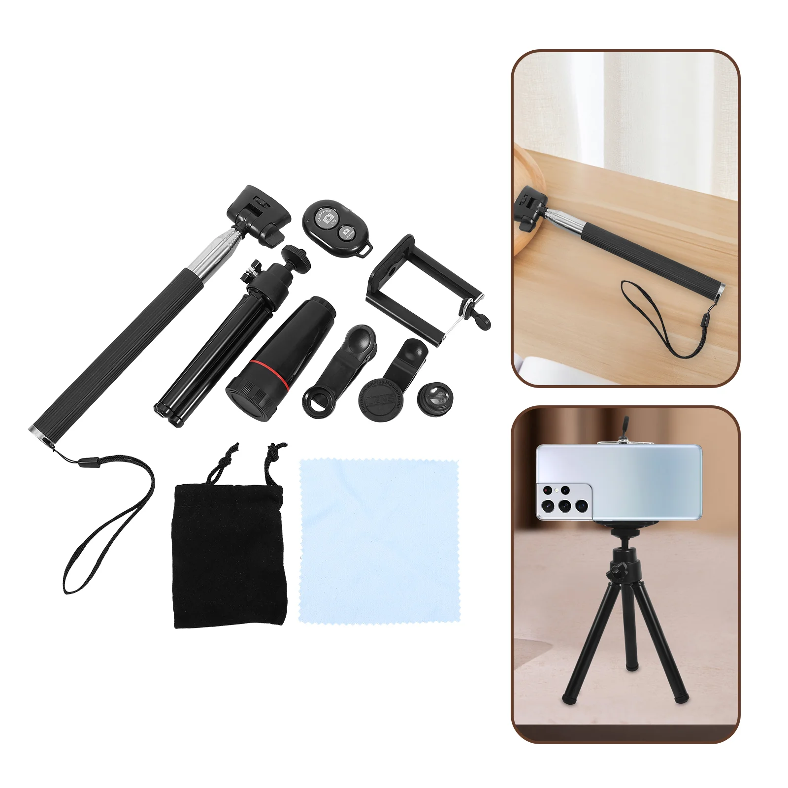 10 in LED Ring Light Fish Eye Lens for Phone 12 X Camera Telephoto Stand Filming Black
10 in LED Ring Light Fish Eye Lens for Phone 12 X Camera Telephoto Stand Filming Black