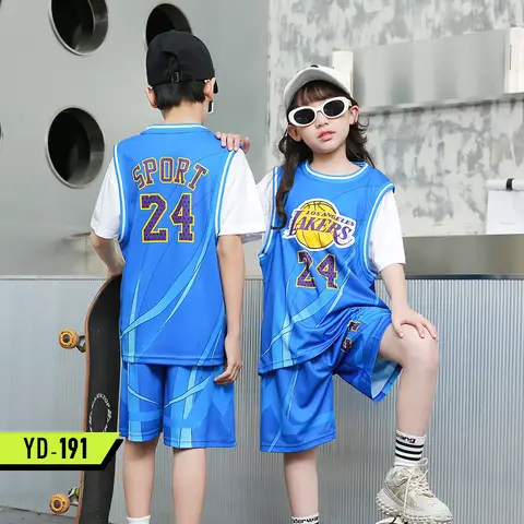 Camiseta de baloncesto para niños y niñas, ropa deportiva de secado rápido, uniforme de equipo, camiseta de baloncesto de verano para niños, transpirable y suave