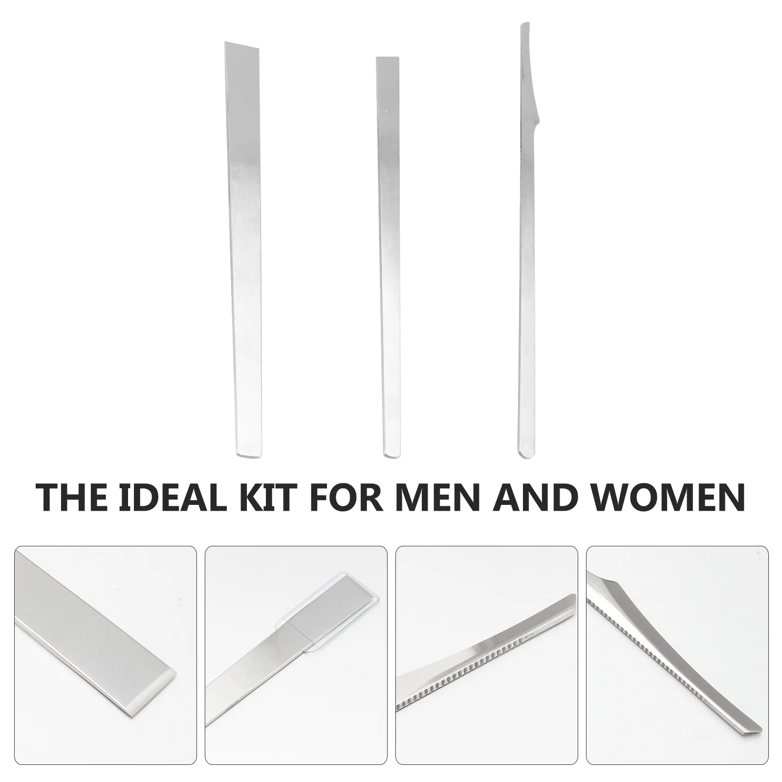 3Pcs Nail Care Tools Pedicure Kit Stainless Steel Foot Grooming Set Dead Cuticle Remover Nail Cleaner for Hands and Feet 
3Pcs Nail Care Tools Pedicure Kit Stainless Steel Foot Grooming Set Dead Cuticle Remover Nail Cleaner for Hands and Feet