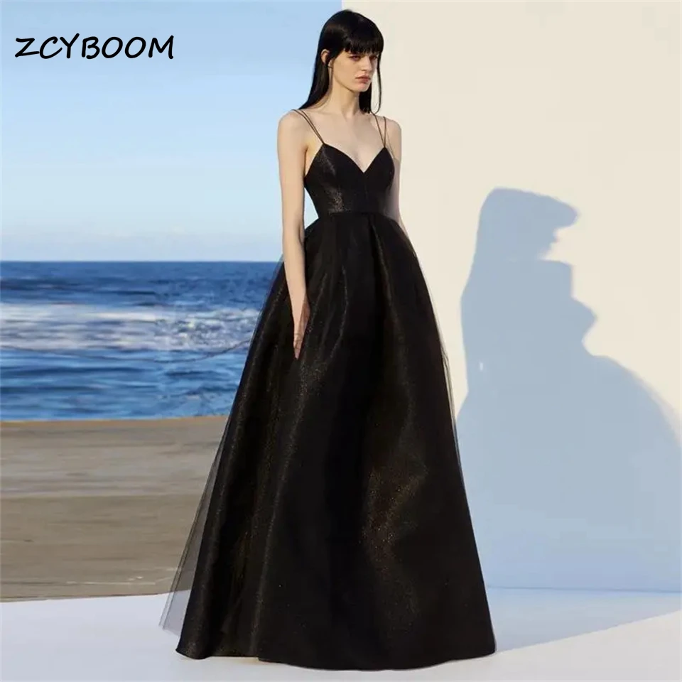 Elegant Spaghetti Strap Tulle V-neck A-line Simple 2024 Formal Evening Dresses for Women Sweep Train Party Dresses Prom Dress
Elegant Spaghetti Strap Tulle V-neck A-line Simple 2024 Formal Evening Dresses for Women Sweep Train Party Dresses Prom Dress