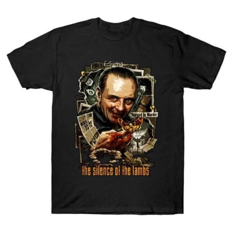 0426 Silence of the lambs Horror movie Hannibal Gift t shirt Dr Lecter Scary Cannibal Graphic Clothes All size Tee S-6XL
0426 Silence of the lambs Horror movie Hannibal Gift t shirt Dr Lecter Scary Cannibal Graphic Clothes All size Tee S-6XL
