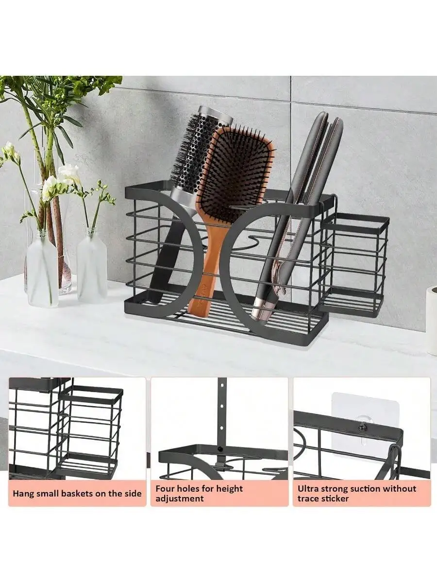 Black Hair Dryer Holder Organizer For Hairbrush Straightener Accessories Bathroom Vanity Storage
Black Hair Dryer Holder Organizer For Hairbrush Straightener Accessories Bathroom Vanity Storage