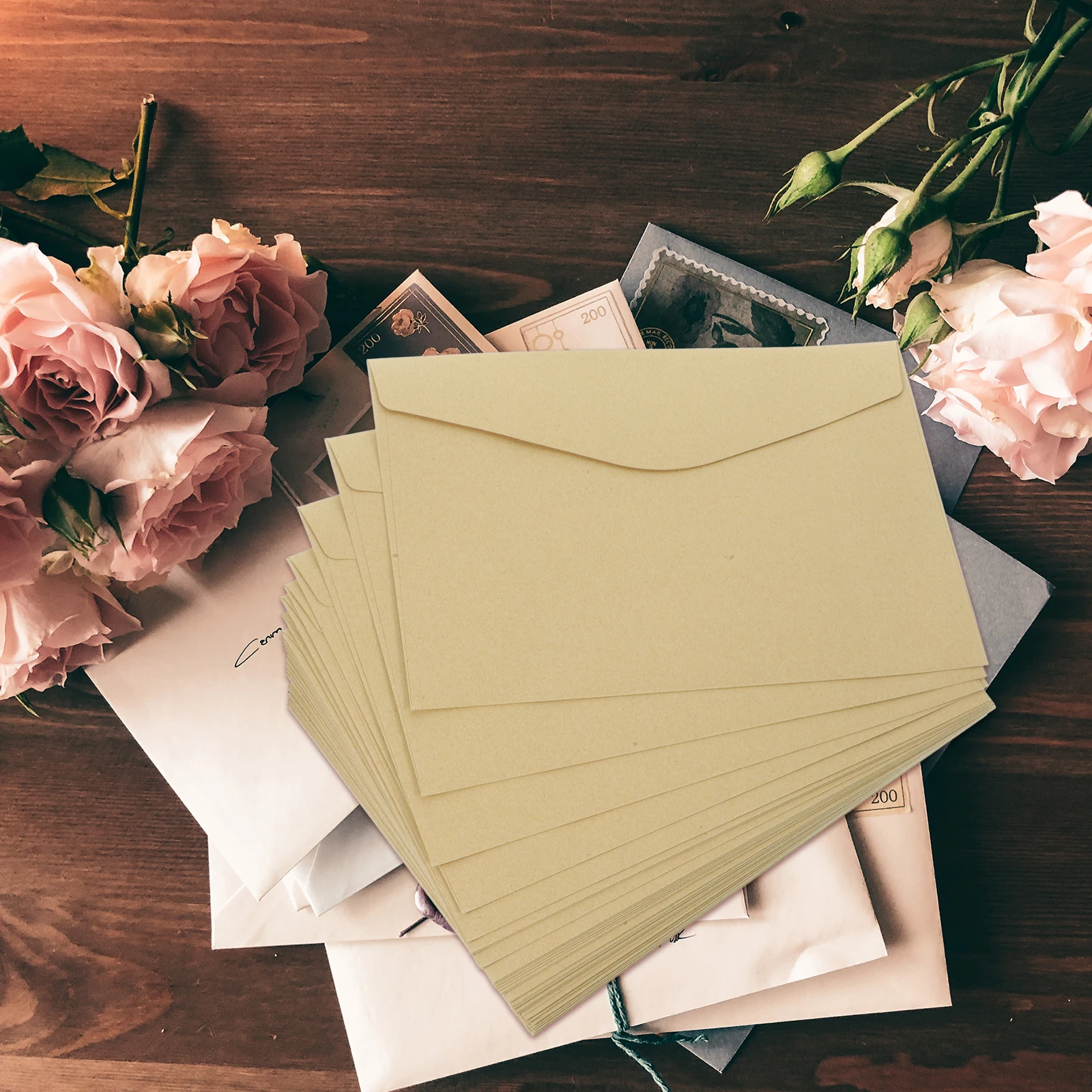 50Pcs Classic Wedding Envelopes Blank Envelopes Practical for Greeting Cards Christmas Cards Special Business Use Long Service
50Pcs Classic Wedding Envelopes Blank Envelopes Practical for Greeting Cards Christmas Cards Special Business Use Long Service