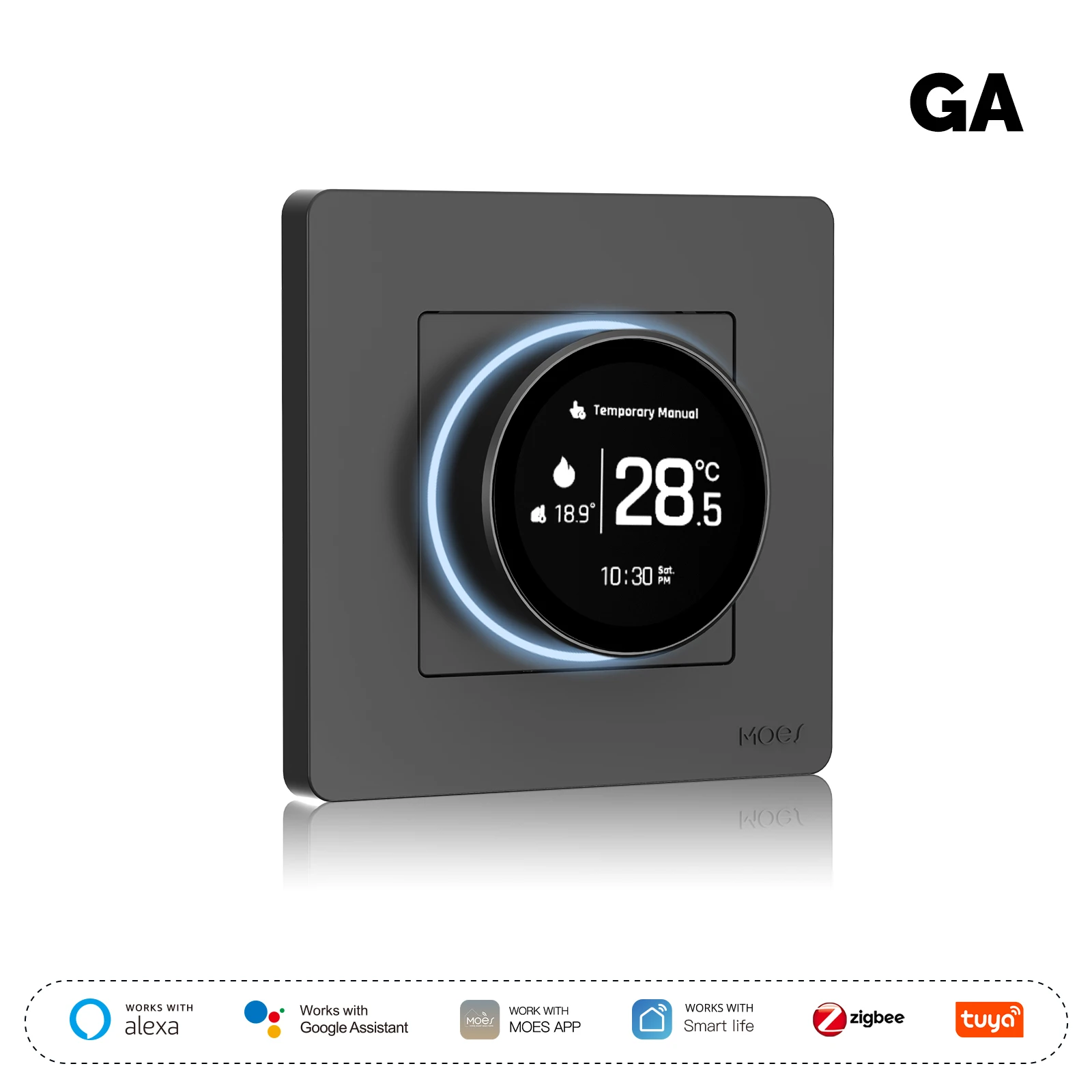 Smart Knob Thermostat For Zigbee Temperature Controller Star Ring Series App Remote Timed Energy-saving Intelligent Switch
Smart Knob Thermostat For Zigbee Temperature Controller Star Ring Series App Remote Timed Energy-saving Intelligent Switch