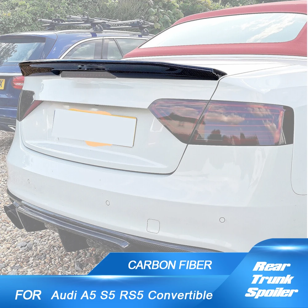 Real Carbon Fiber Car Rear Boot Trunk Lip Spoiler Wing For Audi A5 Sline S5 RS5 2-Door 2008-2016 Rear Wing Spoiler
Real Carbon Fiber Car Rear Boot Trunk Lip Spoiler Wing For Audi A5 Sline S5 RS5 2-Door 2008-2016 Rear Wing Spoiler