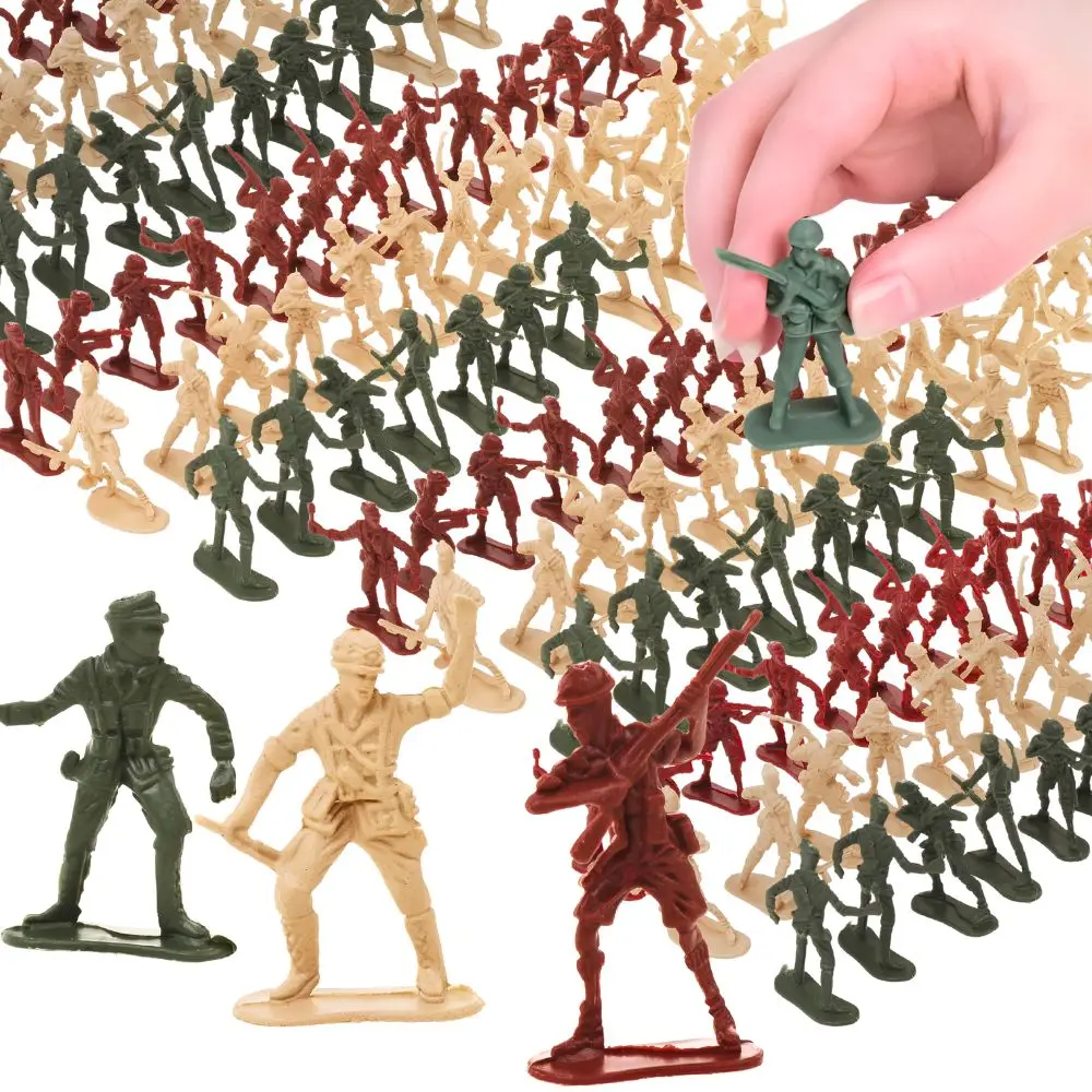 20pcs Green/Red/Yellow Multicolor Mini Army Soldier Figurines Random Poses Plastic Military Action Figures Playset YMY
20pcs Green/Red/Yellow Multicolor Mini Army Soldier Figurines Random Poses Plastic Military Action Figures Playset YMY