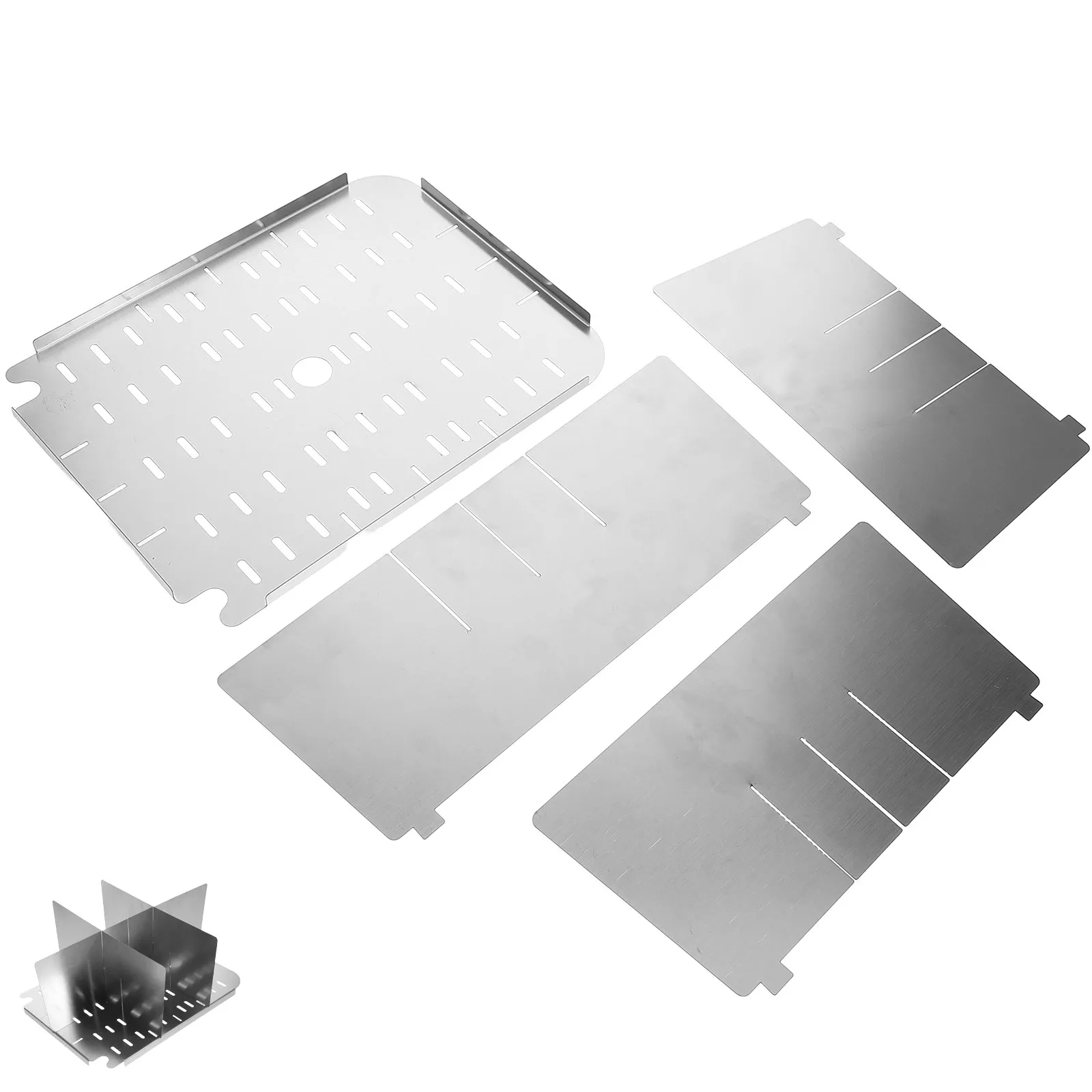 1Set Thickened Grid Stainless Steel Hot Pot Divider Oden Multi Compartment Cooking Pan Insert Food Partition Kitchen Accessory
1Set Thickened Grid Stainless Steel Hot Pot Divider Oden Multi Compartment Cooking Pan Insert Food Partition Kitchen Accessory
