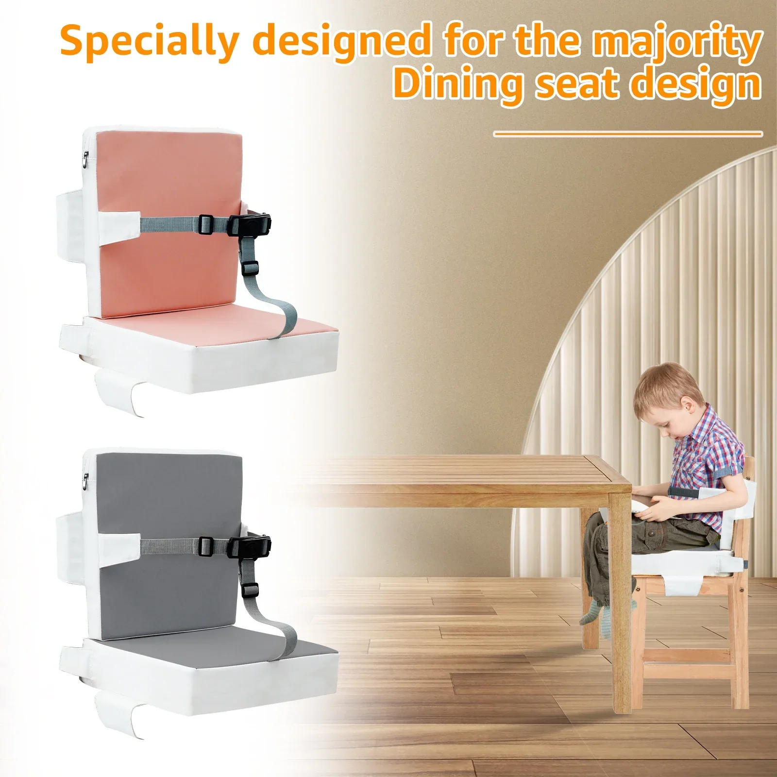 Child Dining Table Booster Seat Memory Foam Non Slip Booster Seat with Backrest and Safety Belts Waterproof Booster Seat Cushion
Child Dining Table Booster Seat Memory Foam Non Slip Booster Seat with Backrest and Safety Belts Waterproof Booster Seat Cushion