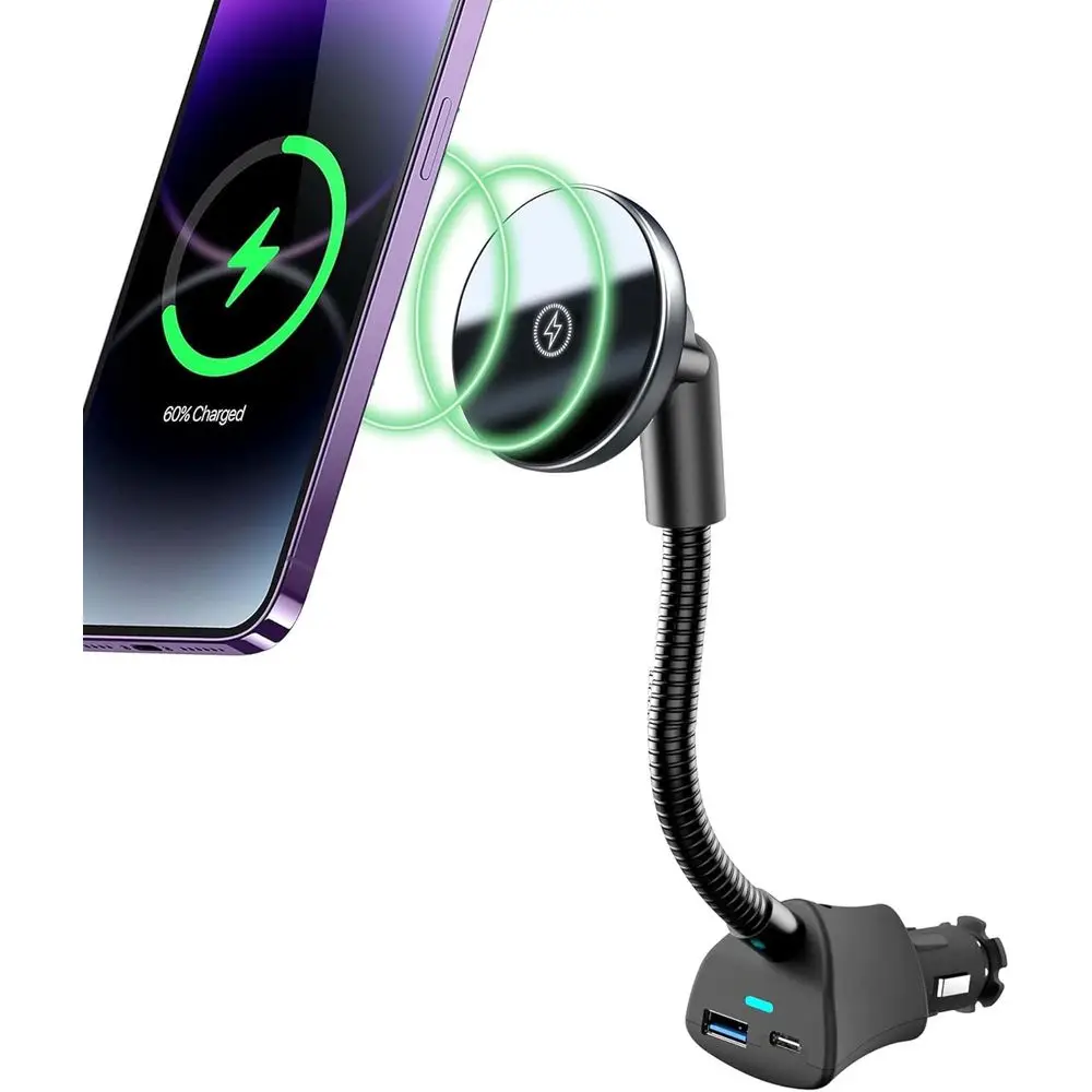 Автомобильное крепление с двумя портами для быстрой зарядки PD и QC3.0, совместимое с iPhone 17, 16, 15 Pro Plus Max, 14, 13, 12
Автомобильное крепление с двумя портами для быстрой зарядки PD и QC3.0, совместимое с iPhone 17, 16, 15 Pro Plus Max, 14, 13, 12