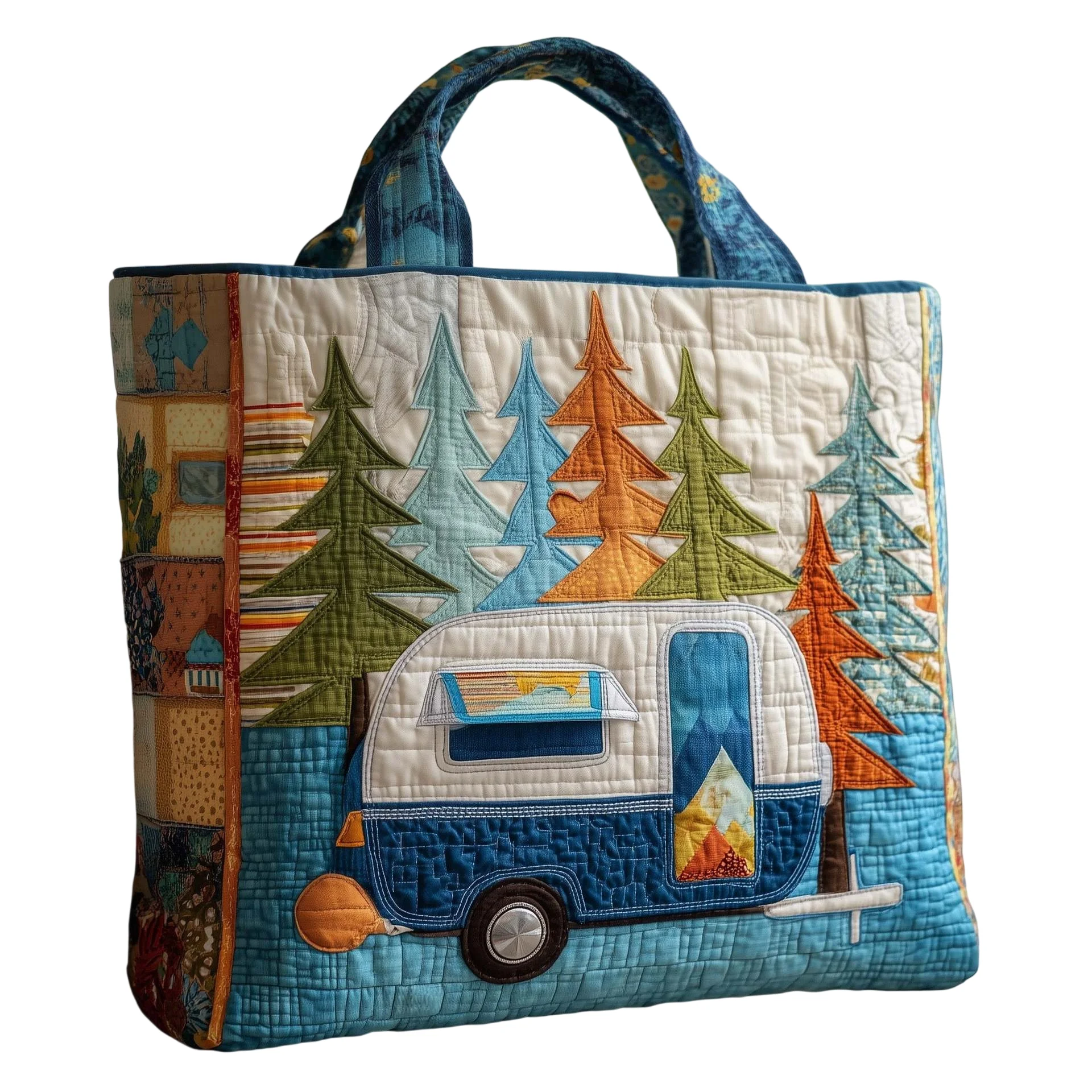Outdoor Retro Camping Quilted Tote Bag Forest Print Lightweight Casual Shoulder Bag for Hiking Travel Campers Lovers Gift
Outdoor Retro Camping Quilted Tote Bag Forest Print Lightweight Casual Shoulder Bag for Hiking Travel Campers Lovers Gift
