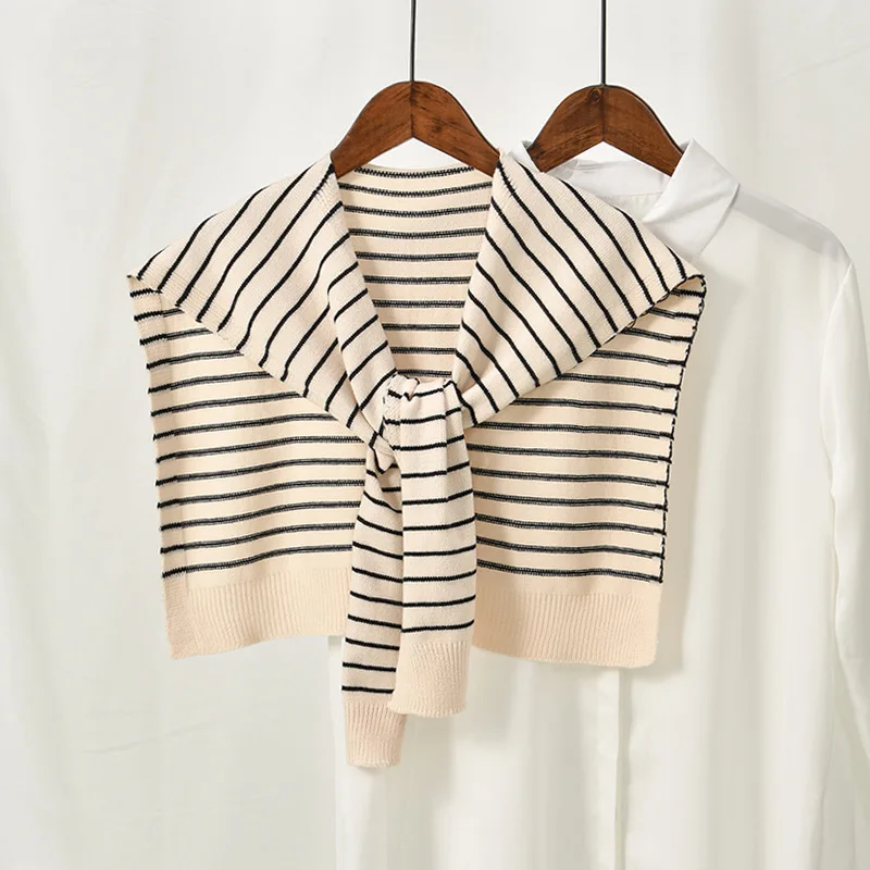 The Four Seasons Knitted Preppy Striped intersect Shawl High-Grade Summer Office Air-Conditioned Room Neck And Shoulder Scarf
The Four Seasons Knitted Preppy Striped intersect Shawl High-Grade Summer Office Air-Conditioned Room Neck And Shoulder Scarf