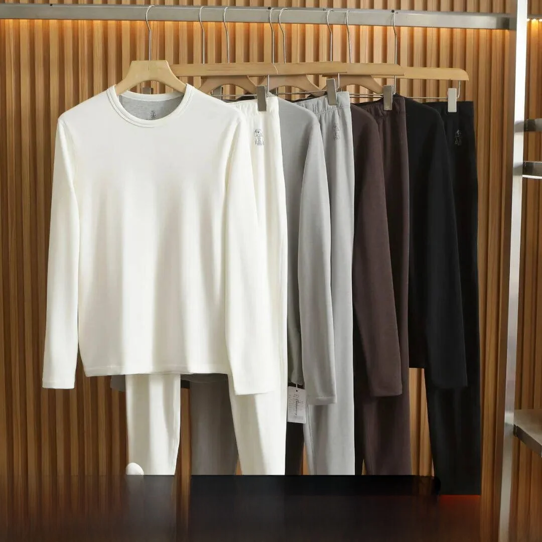 Quick Heating Elastic Men's Warmth Preservation Set Long Sleeve Long Pants round Neck Color Home Wear Thermal Suit
Quick Heating Elastic Men's Warmth Preservation Set Long Sleeve Long Pants round Neck Color Home Wear Thermal Suit