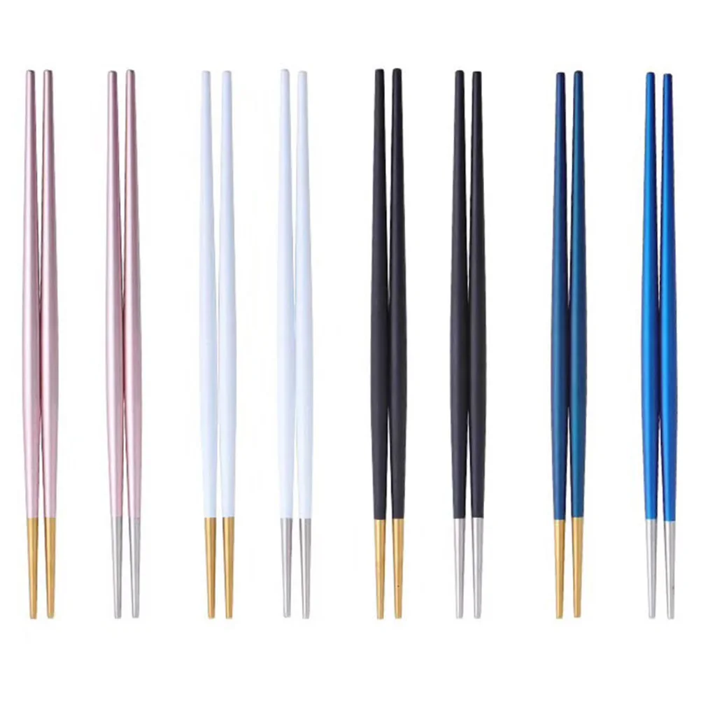 Stainless Steel Chopsticks Japanese Style Non-Slip Reusable Tableware For Home Restaurant Camping Hiking (Black
Stainless Steel Chopsticks Japanese Style Non-Slip Reusable Tableware For Home Restaurant Camping Hiking (Black