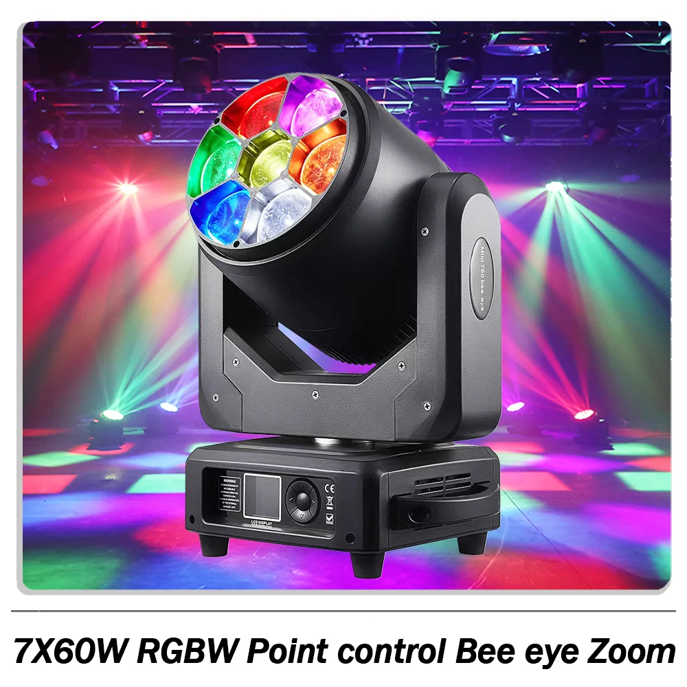 Миниатюрный световой прибор 7X60W RGBW с эффектом Beam Point, управлением Bee Eye, функцией Wash Zoom, DMX512 для DJ, свадеб, вечеринок, дискотек, баров и клубов
Миниатюрный световой прибор 7X60W RGBW с эффектом Beam Point, управлением Bee Eye, функцией Wash Zoom, DMX512 для DJ, свадеб, вечеринок, дискотек, баров и клубов