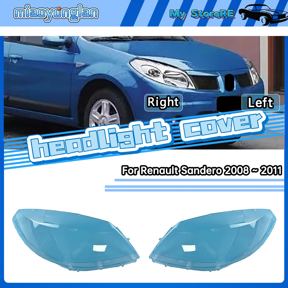 For Renault Sandero 2008 2009 2010 2011 Headlight Cover Headlamp Shell Lens Lampshade Lampcover Replace Car Light Housing
For Renault Sandero 2008 2009 2010 2011 Headlight Cover Headlamp Shell Lens Lampshade Lampcover Replace Car Light Housing