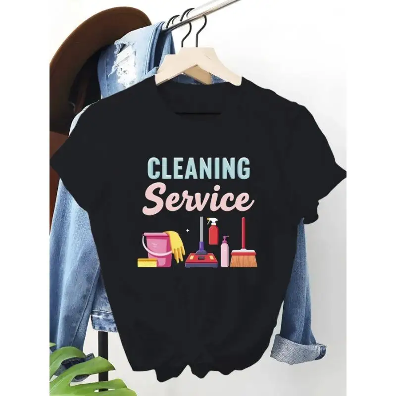 Cleaning Service T-Shirt, Funny Cleaner Housekeeping Graphic Tee, Unisex Professional Work Uniform Thank You Gift Top
Cleaning Service T-Shirt, Funny Cleaner Housekeeping Graphic Tee, Unisex Professional Work Uniform Thank You Gift Top