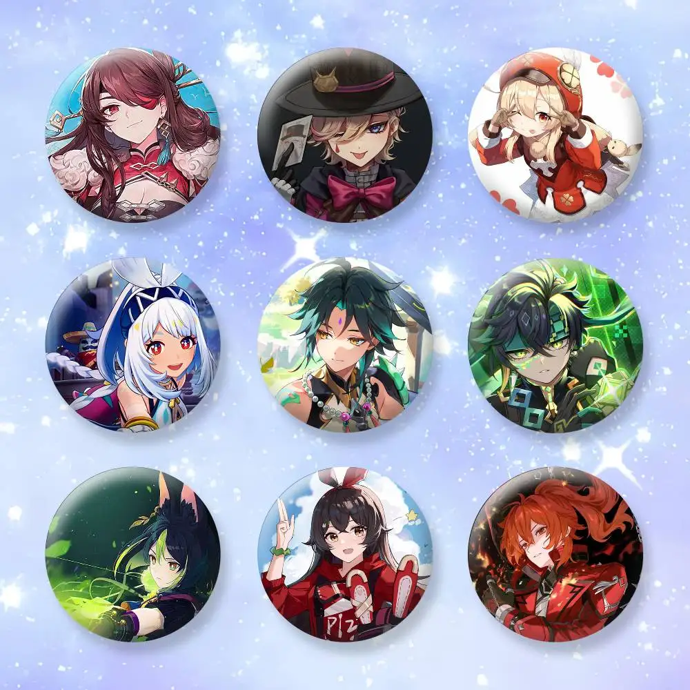 G-Genshin Impact character image Badges Creative Tinplate Button PinsBrooch Badge Clothes Backpack
G-Genshin Impact character image Badges Creative Tinplate Button PinsBrooch Badge Clothes Backpack