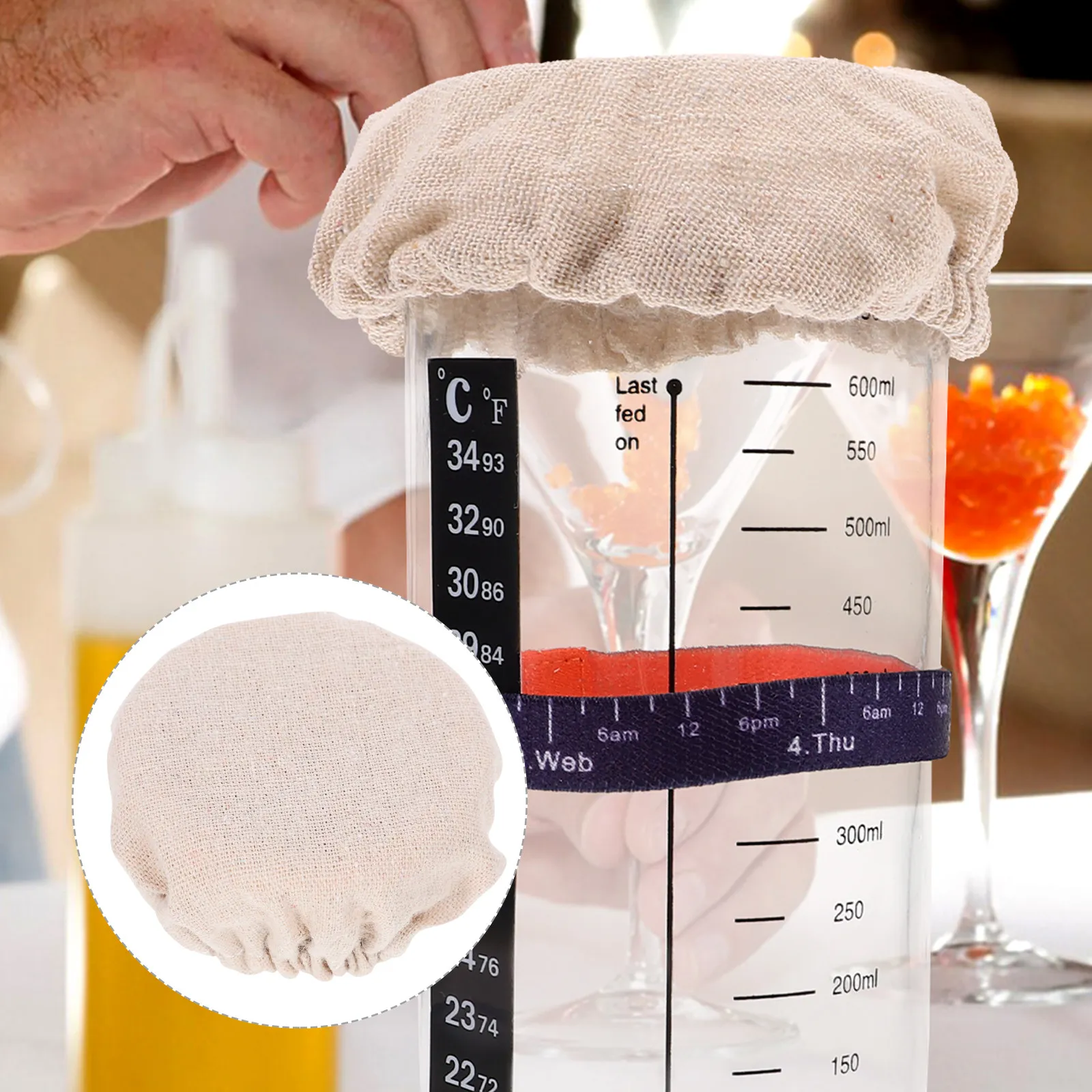 2Pcs Reusable Cloth Jar Cover Washable Kitchen Jar Lid for Glass Storage Bottles Food Preservation Freshness Keeper Canning Lids
2Pcs Reusable Cloth Jar Cover Washable Kitchen Jar Lid for Glass Storage Bottles Food Preservation Freshness Keeper Canning Lids