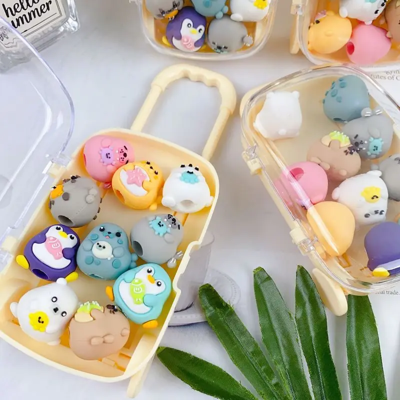 New Cute Pet Trolley Case Share Eraser Set Cute 3d Animal Shaped Erasers Can Be Inserted Into Pencils Children'S Birthday Gifts
New Cute Pet Trolley Case Share Eraser Set Cute 3d Animal Shaped Erasers Can Be Inserted Into Pencils Children'S Birthday Gifts