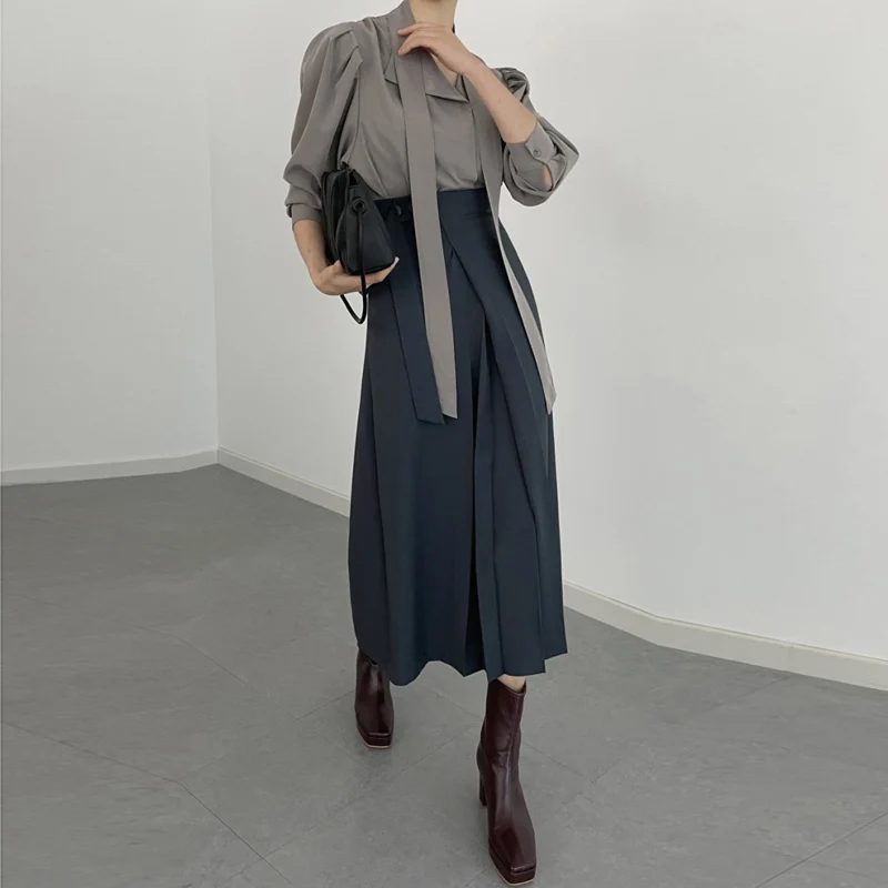 Versatile f-length Skirt with Slit And Pleats Personali Design Commute Sle H-aped for 8-24 Years Old Women
Versatile f-length Skirt with Slit And Pleats Personali Design Commute Sle H-aped for 8-24 Years Old Women