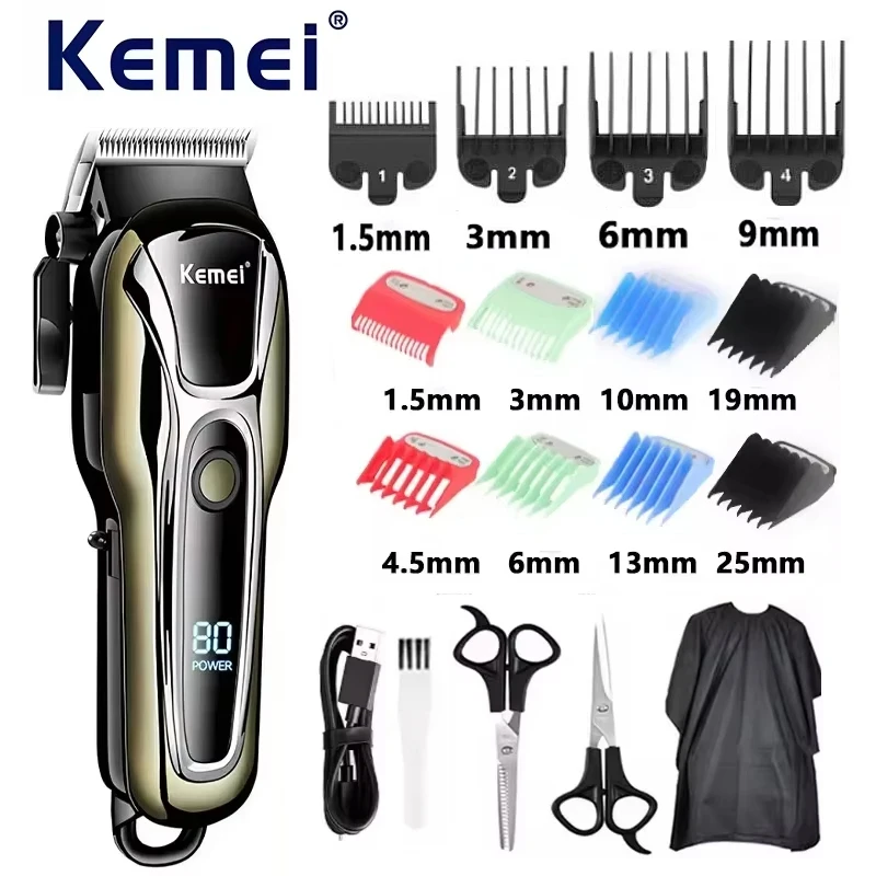 Hair Clipper Professional Hair Clipper Men's Hair Clipper Electric Trimmer LCD Display
Hair Clipper Professional Hair Clipper Men's Hair Clipper Electric Trimmer LCD Display